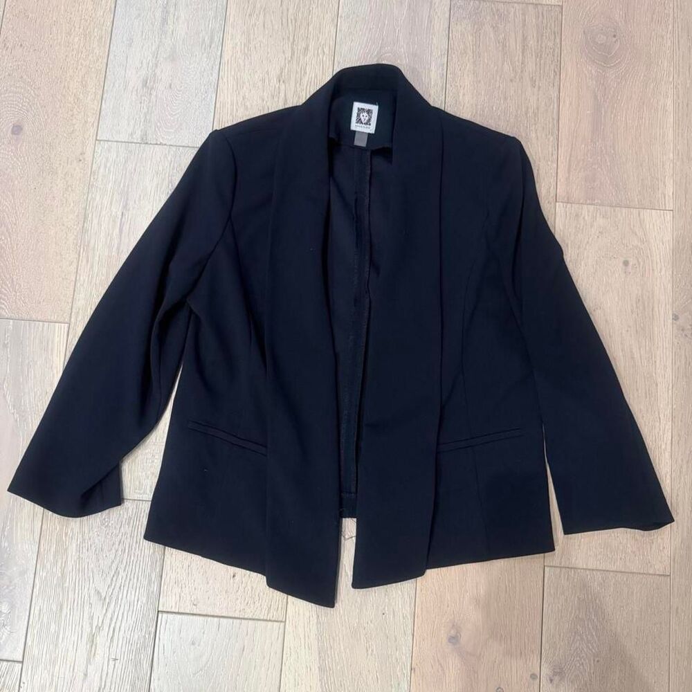 Anne-klein Women's Black and Navy Jacket